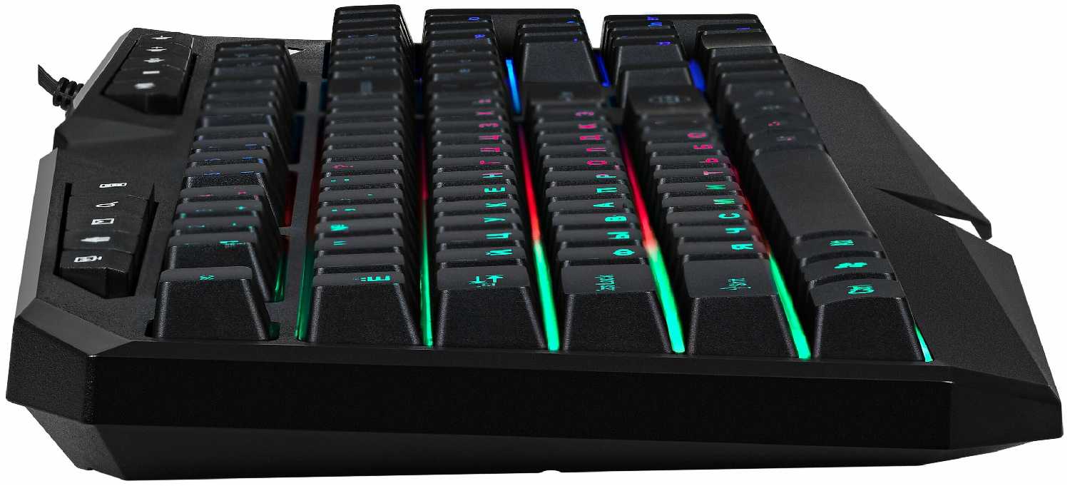 Игровая проводная клавиатура для компьютера RGB подсветка Saibot KX - 2 фотография 4
