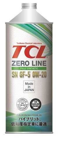 Синтетическое моторное масло TCL Zero Line 0W-20 SN/GF-5