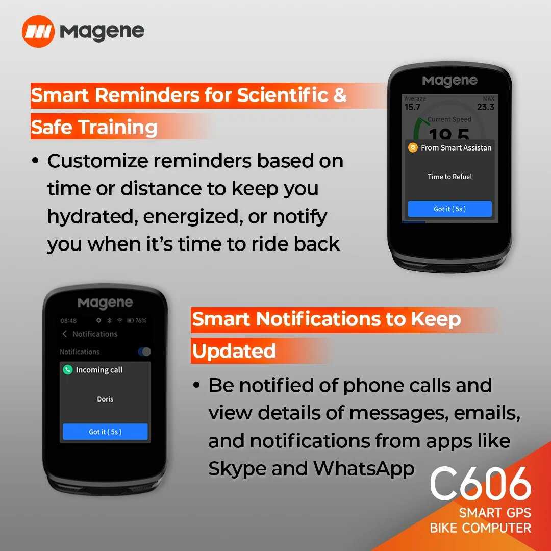 Велосипедный компьютер Magene C606 фотография 4