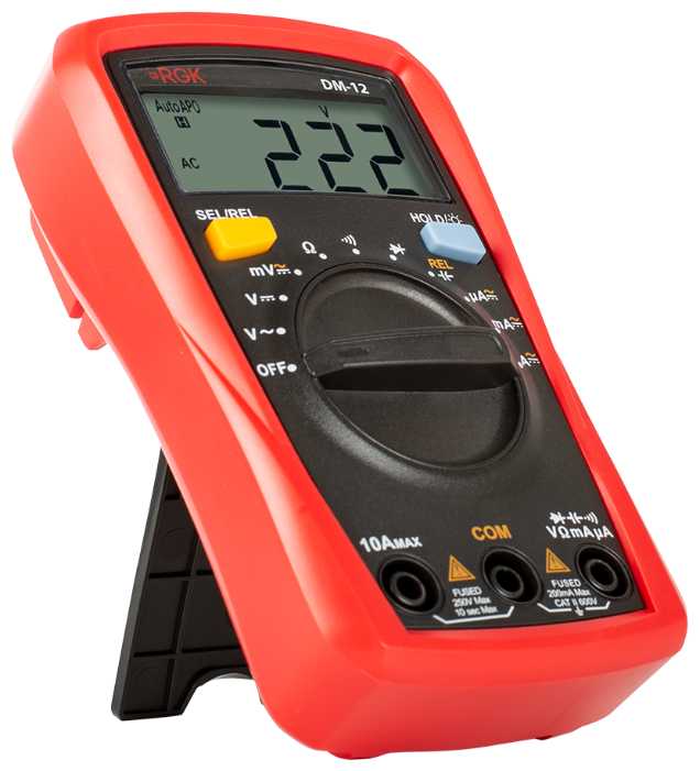 Мультиметр цифровой RGK DM-12 фотография 3