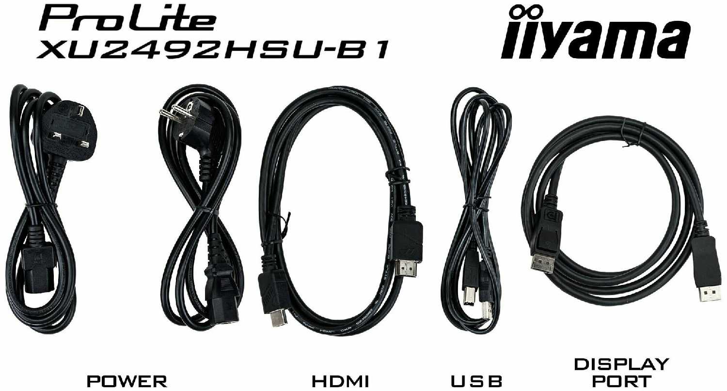 Монитор Iiyama ProLite XU2493HS-B5, 1920х1080, 75 Гц, IPS фотография 7