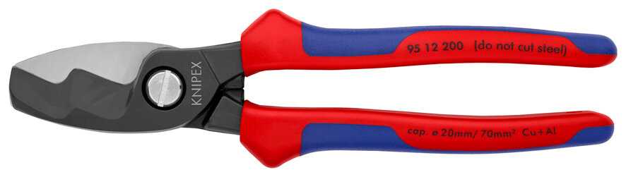 Ножницы для резки кабелей KNIPEX Ножницы для резки кабелей (9512200SB) фотография 12