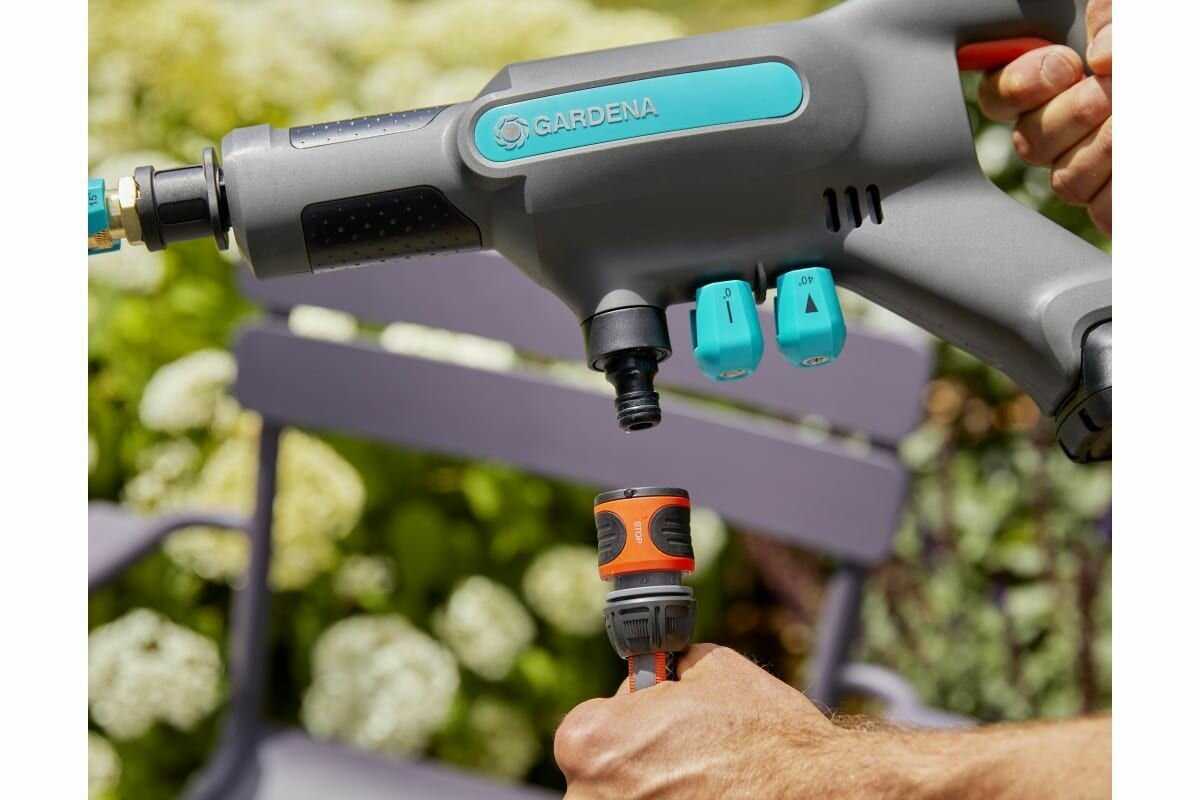 Аккумуляторная мойка GARDENA AquaClean 24/18V (14800-20) фотография 9
