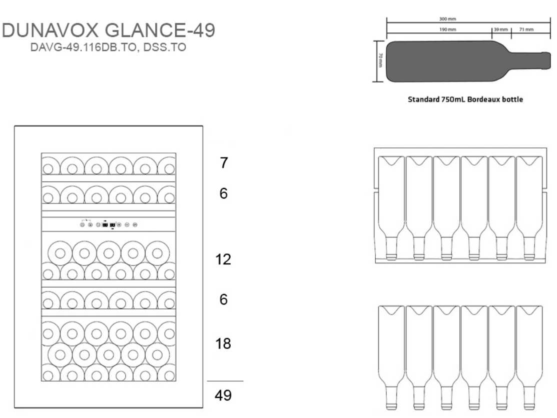 Винный шкаф Dunavox DAVG-49.116DOP фотография 14