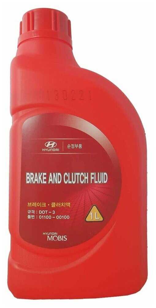 Тормозная жидкость Hyundai/KIA Brake and Clutch Fluid DOT-3