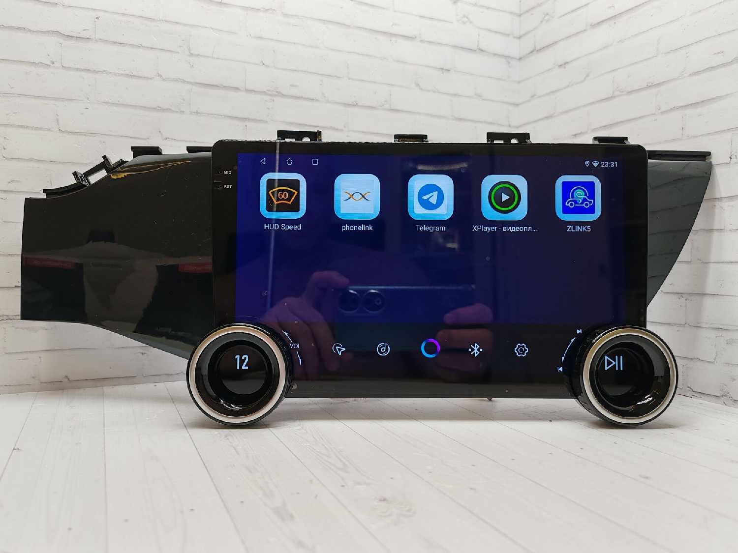 Магнитола Kia Магнитола с крутилками (андроид 13, QLED экран 10') фотография 4