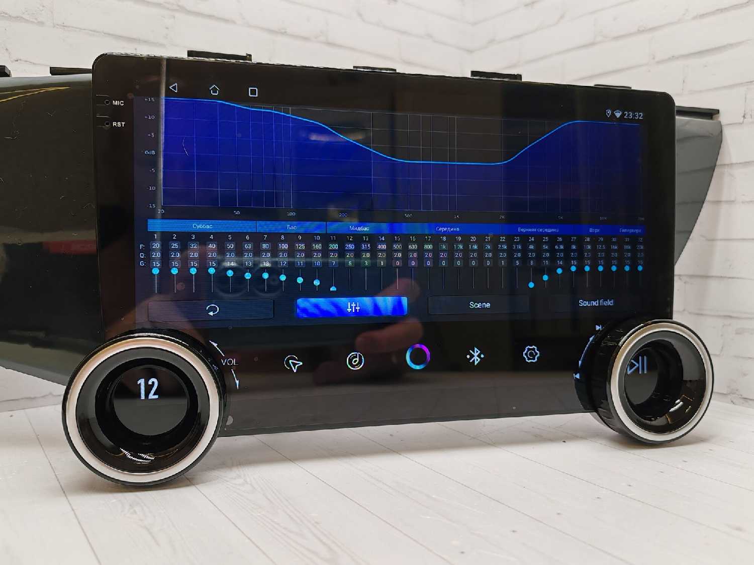 Магнитола Kia Магнитола с крутилками (андроид 13, QLED экран 10') фотография 5