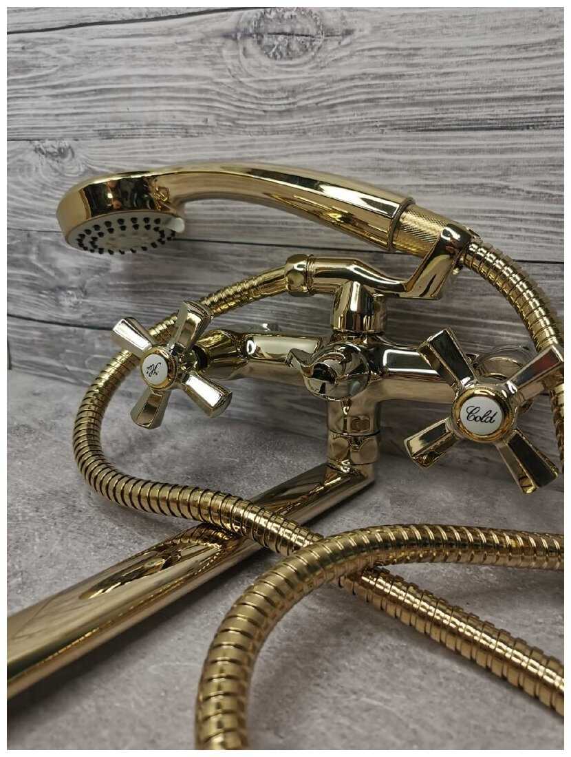 Комплект смесителей Mixxus Premium RETRO GOLDEN (1461) фотография 1