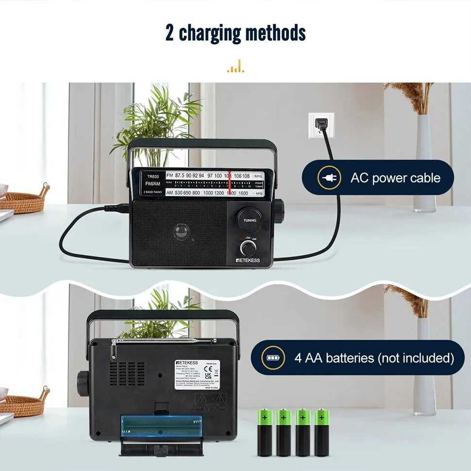 Портативное радио Retekess TR633 фотография 8