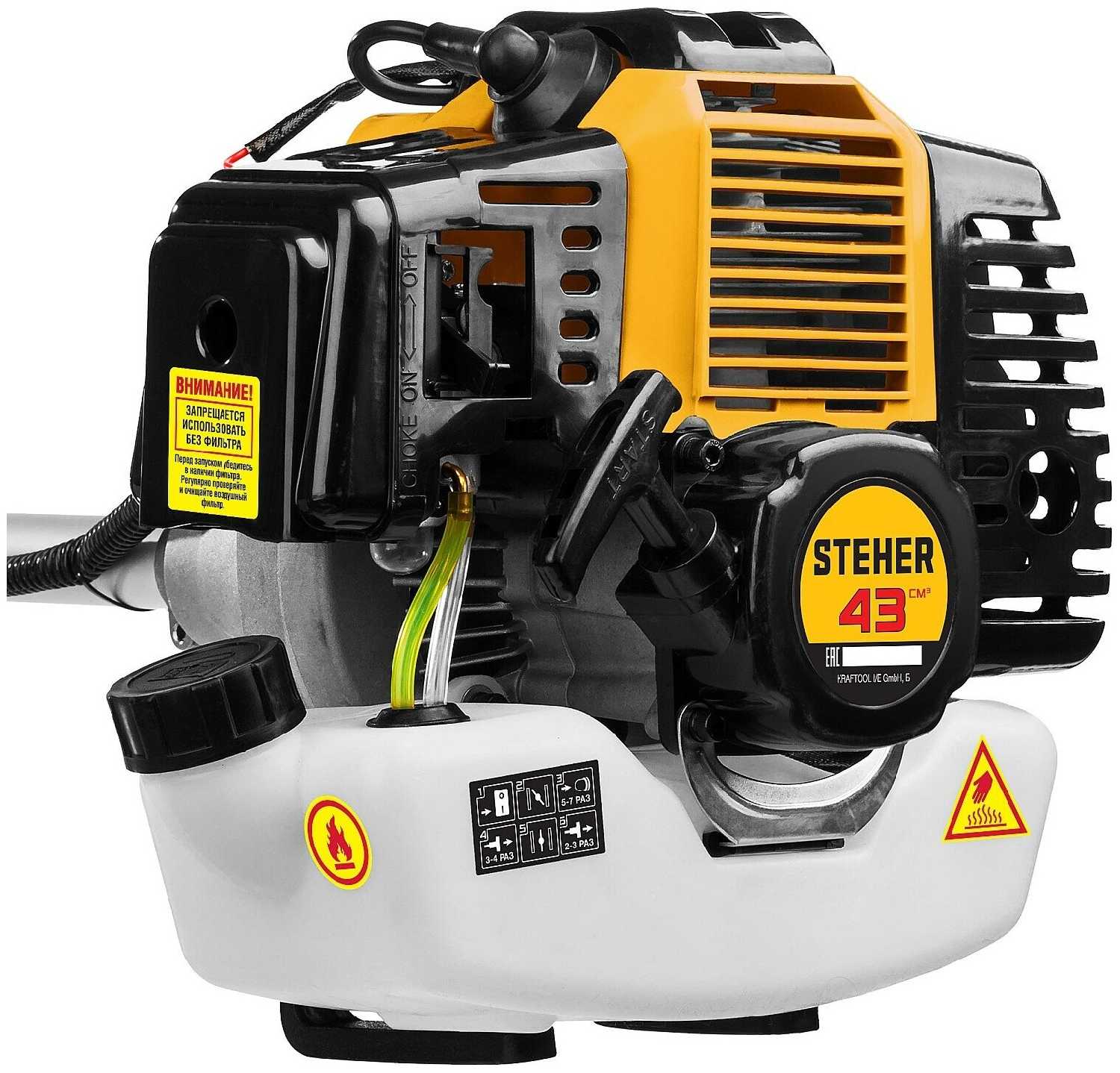 Триммер бензиновый STEHER BT-1300 фотография 15