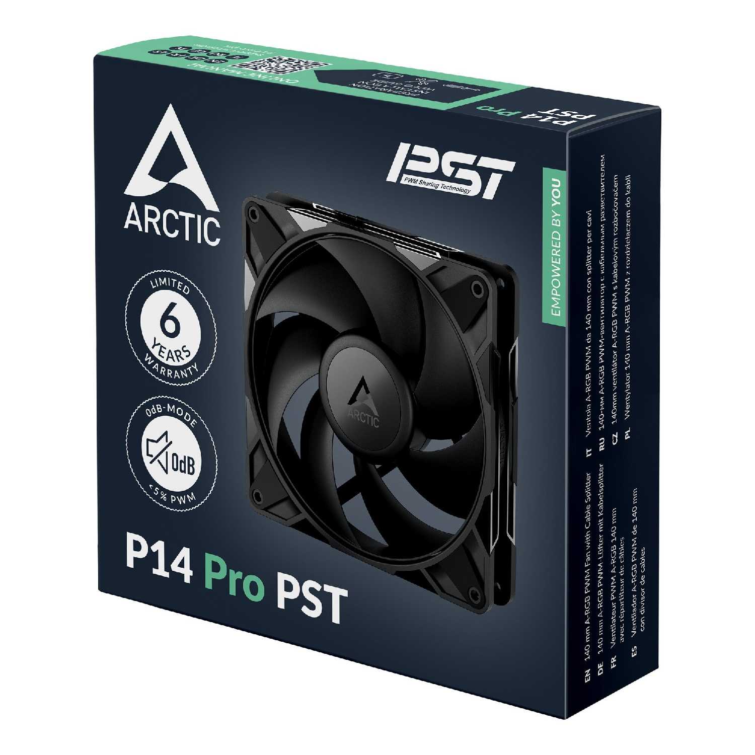 Вентилятор для корпуса ПК ARCTIC P14 Pro PST [ACFAN00314A] фотография 4