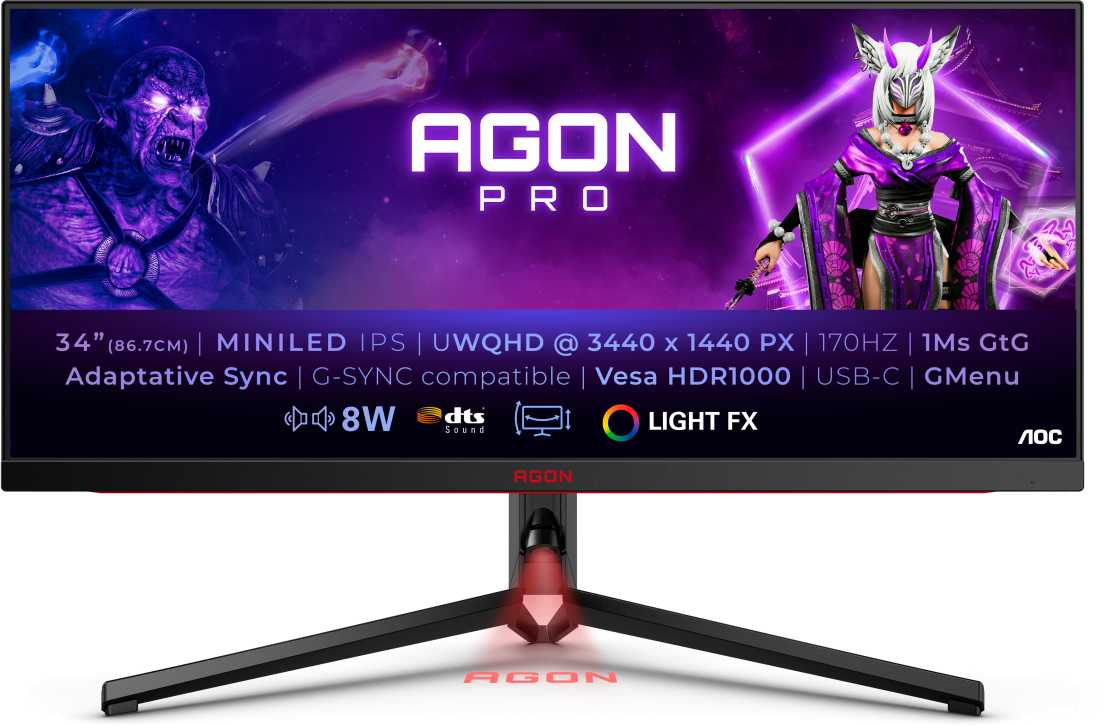 Монитор AOC Agon Pro AG344UXM фотография 3