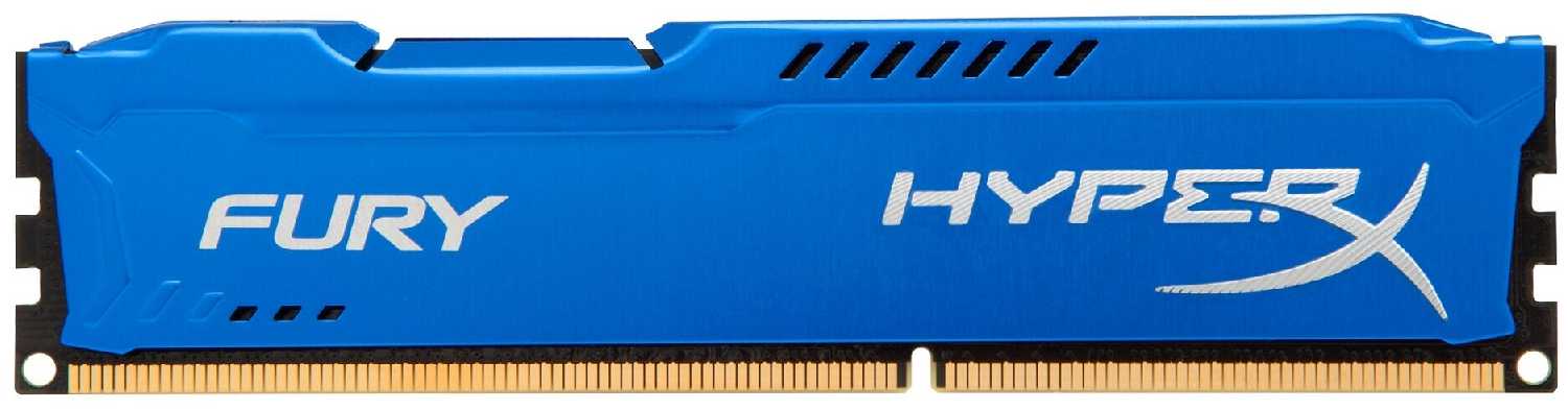 Оперативная память HyperX Fury 8 ГБ DDR3 DIMM CL10 (HX318C10F/8)