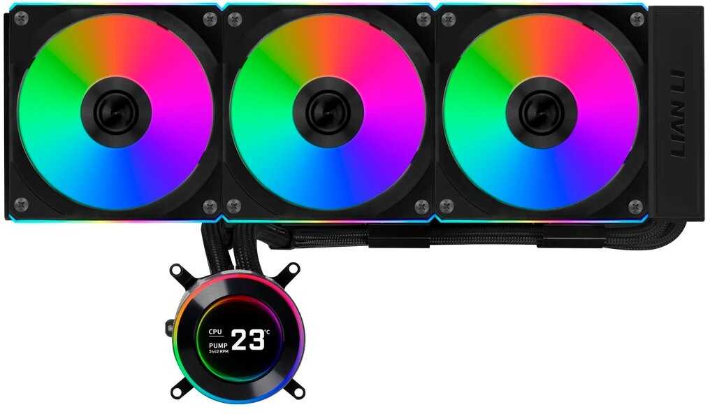 СВО для процессора Lian Li HydroShift II LCD-C 360CL [GHS2LCD36RB] фотография 2