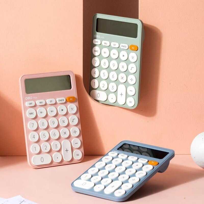 Калькулятор Deli EM124PINK фотография 1