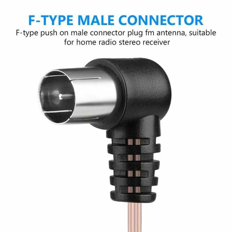 Антенны Без бренда Дипольная комнатная FM/AM антенна [60-108 МГц 75 Ом] фотография 2