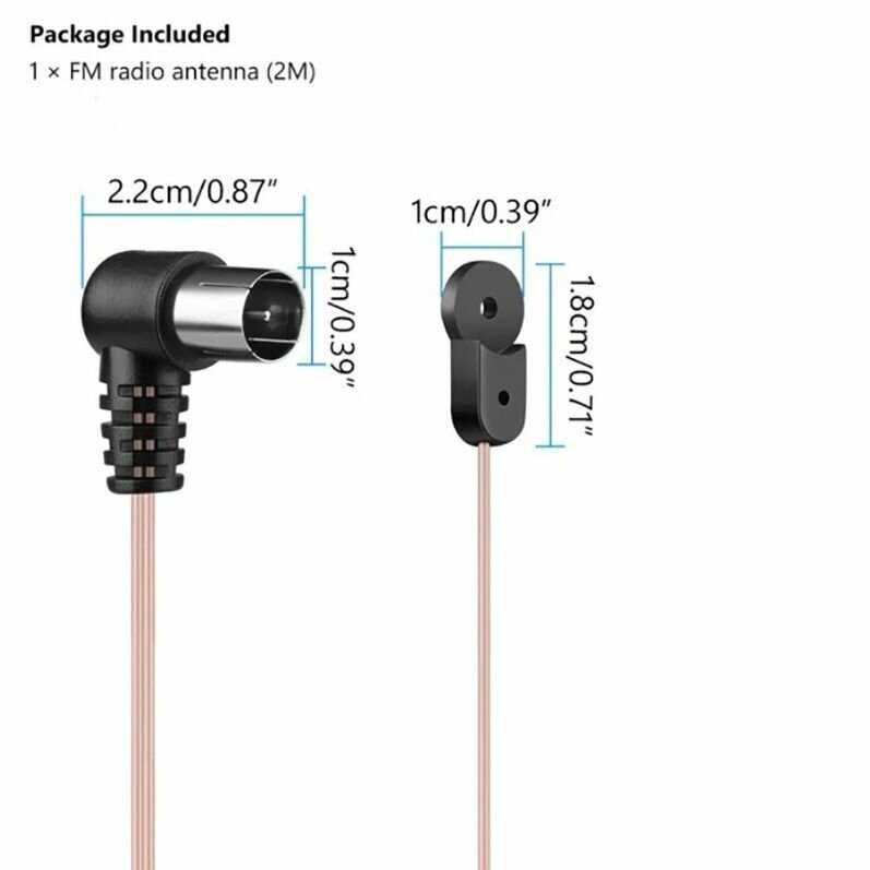 Антенны Без бренда Дипольная комнатная FM/AM антенна [60-108 МГц 75 Ом] фотография 3