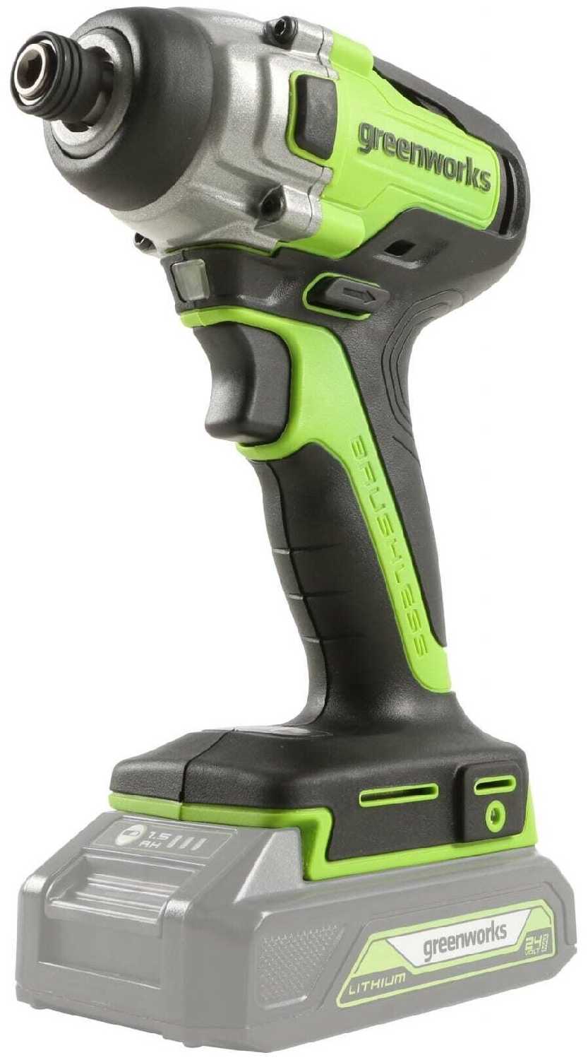 Аккумуляторная дрель-шуруповерт Greenworks GD24ID3 фотография 6