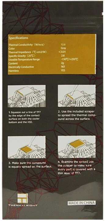 Термопаста Thermalright TF7 фотография 17