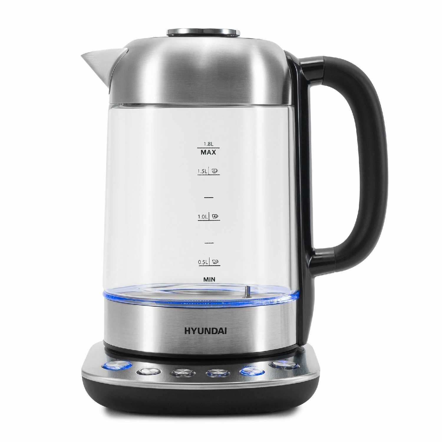 Чайник электрический Hyundai HYK-G8407 1.8л 2200Вт фотография 9