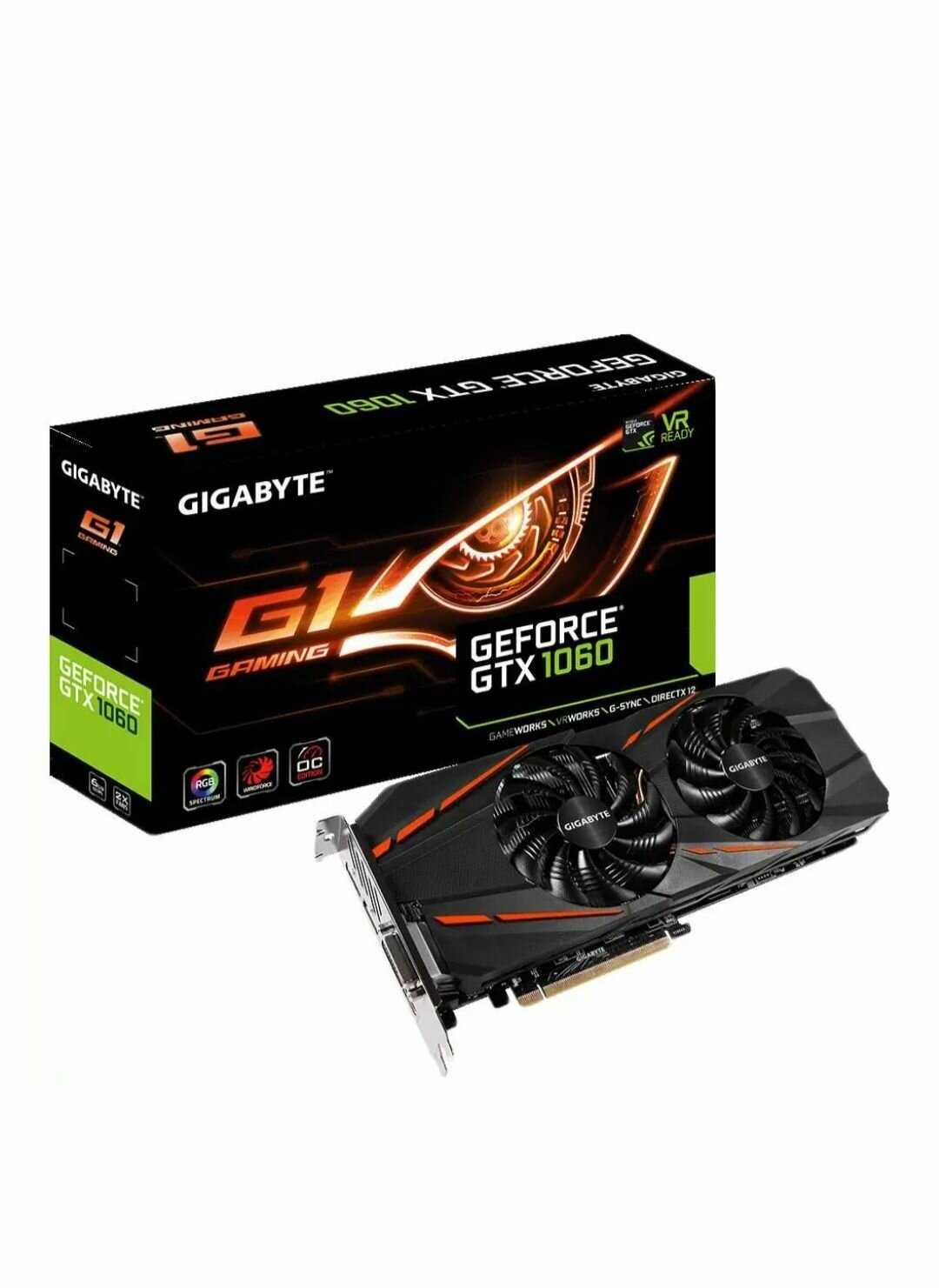 Видеокарта Gigabyte GeForce GTX 1060 6 ГБ (GV-N1060G1 GAMING-6GD) фотография 6