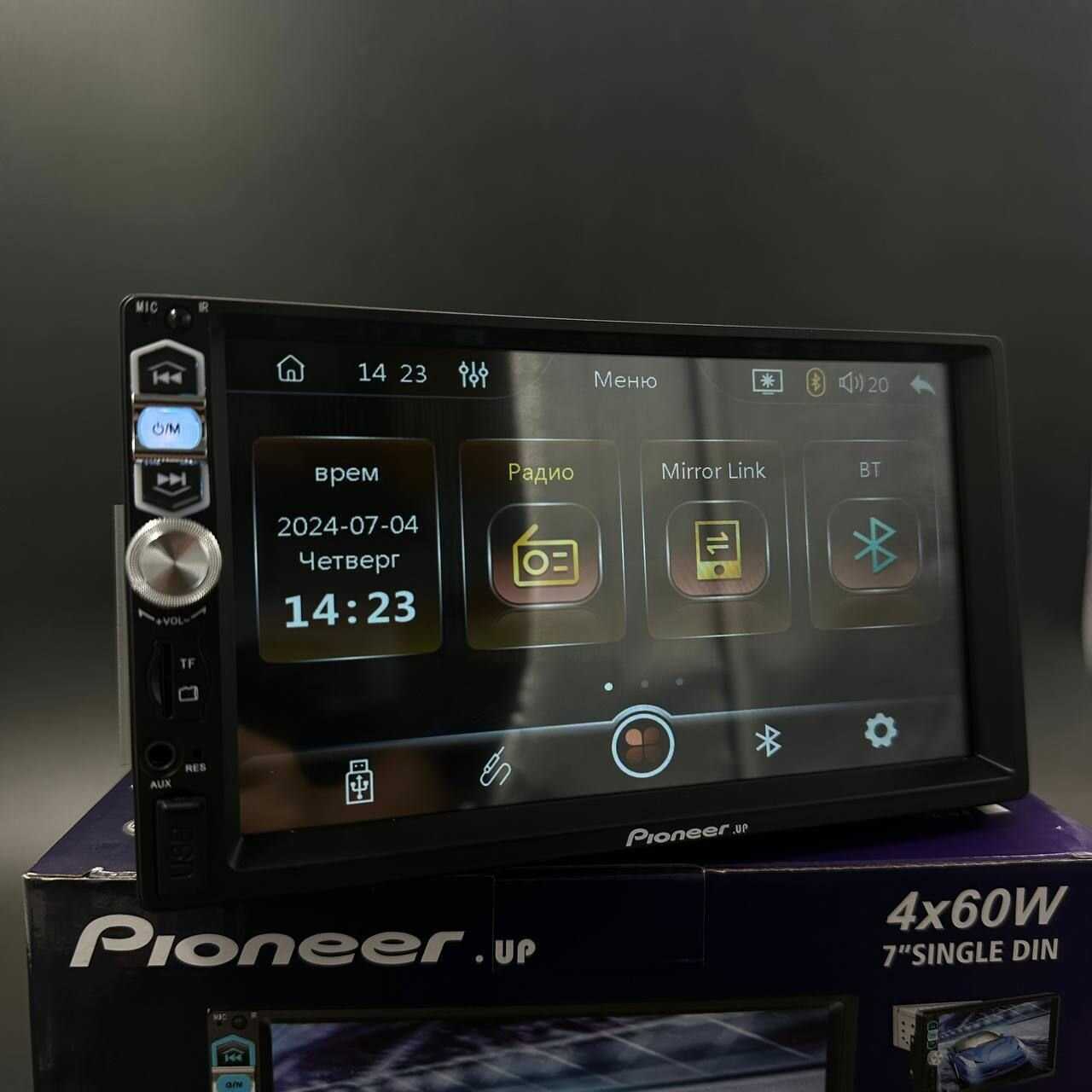 Автомагнитола Pioneer UP1 Din экран 7 дюймов CarPlay фотография 9