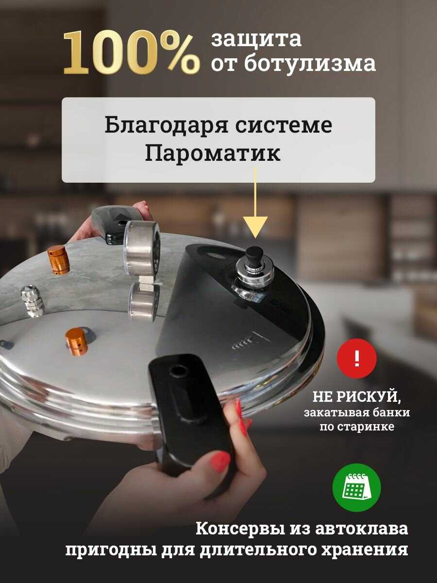 Автоклав для консервирования Домашний Стандарт электрический 24 л фотография 26