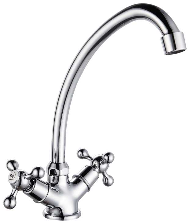 Смеситель для кухни (мойки) GROSS AQUA Yota 3088039С-B03, вентильный