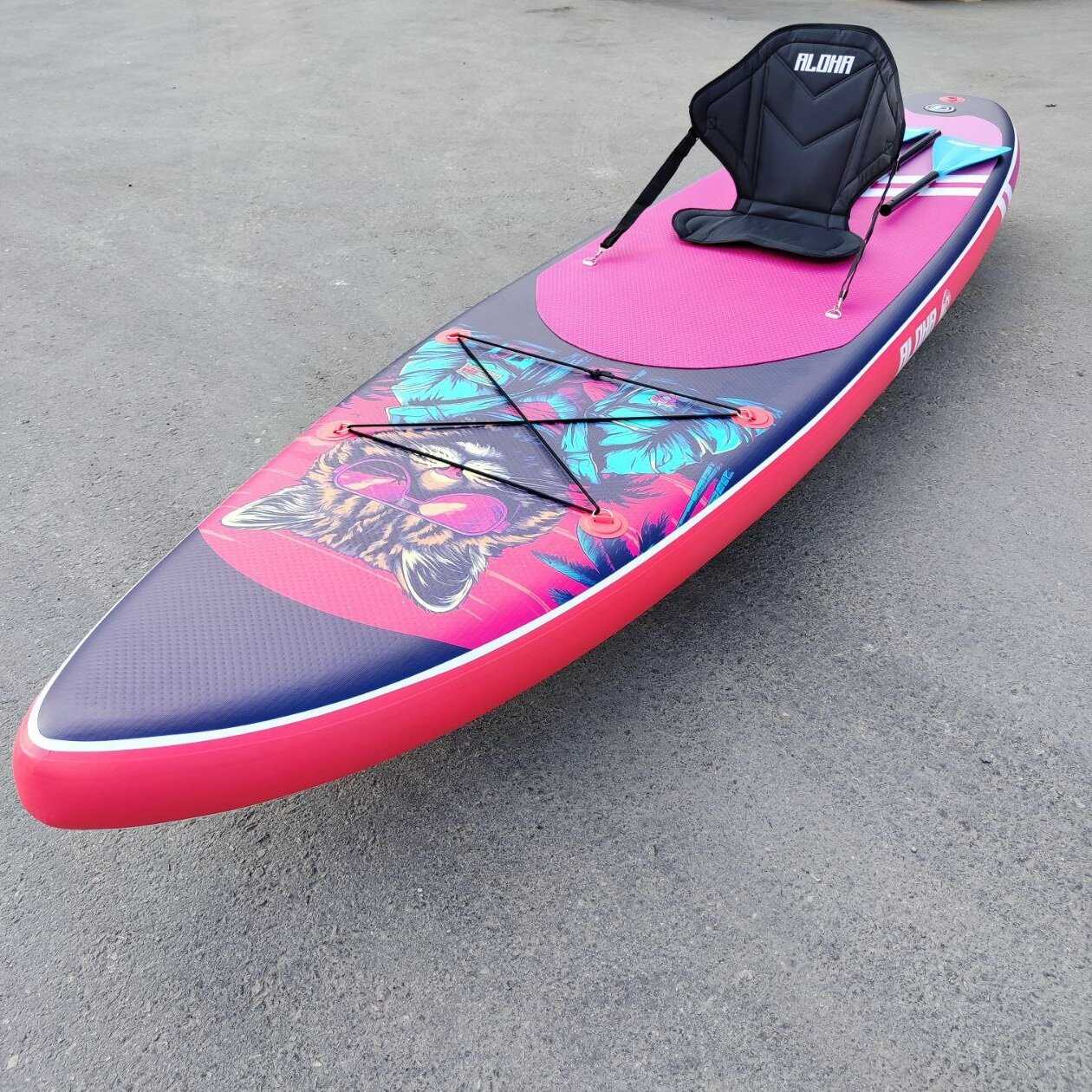 Надувная SUP доска ALOHA SUP доска - каяк 2 в 1 ALOHA Лис 12'0 фотография 4