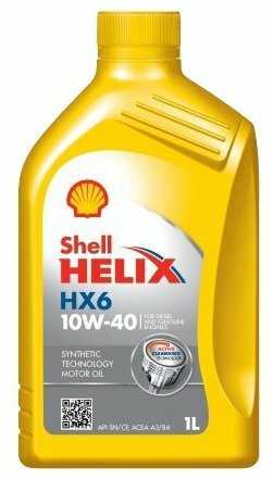 Минеральное моторное масло SHELL Helix HX6 10W-40