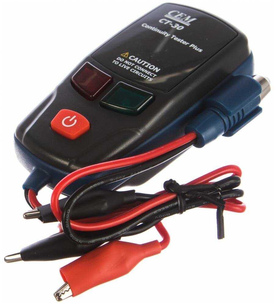 Кабельный тестер цифровой CEM CT-30 фотография 4