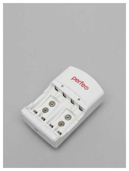 Зарядное устройство Perfeo B4048 [4 слота Ni-MH AA AAA 9V 220V таймер] фотография 4