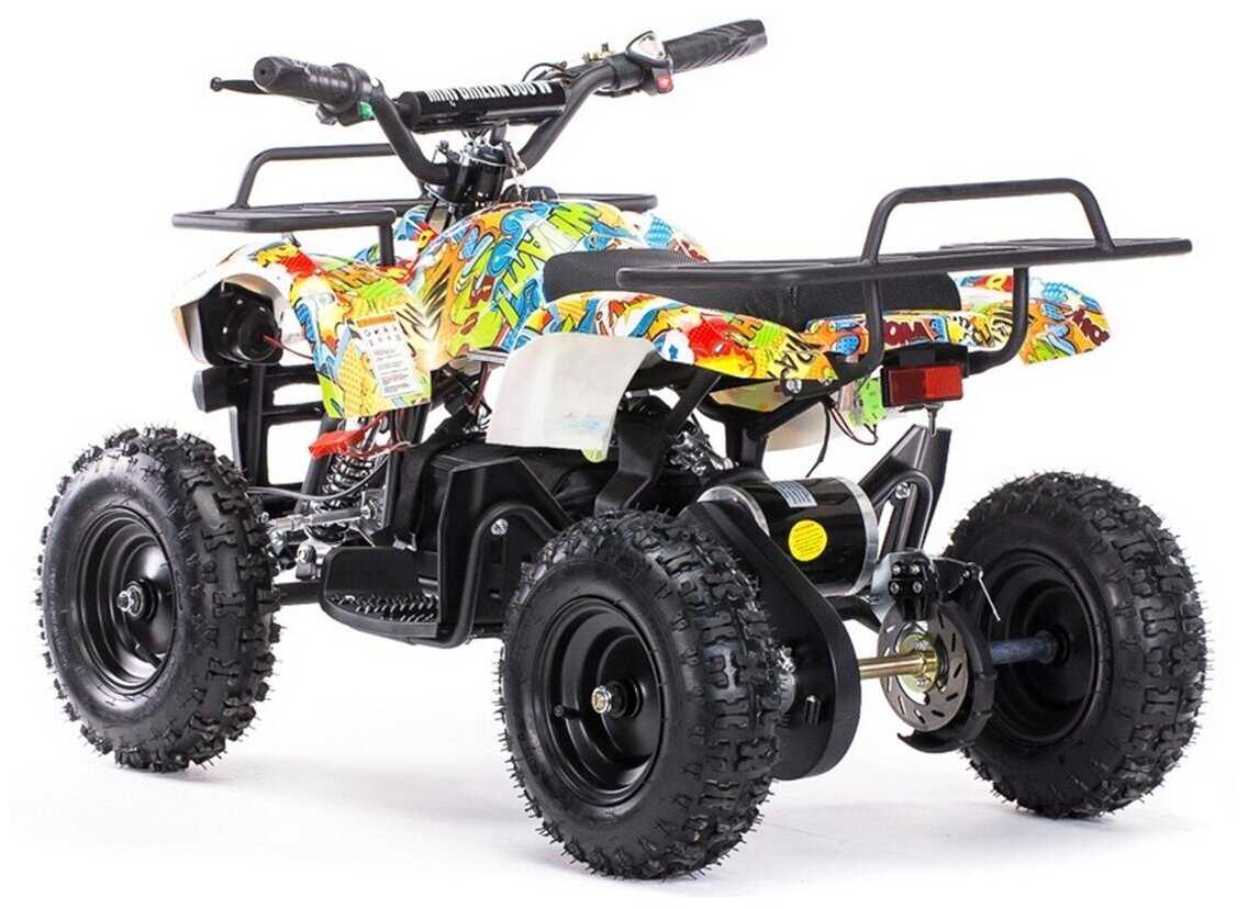 MOTAX Квадроцикл ATV Mini Grizlik Х-16 Big Wheel с механическим стартером фотография 14