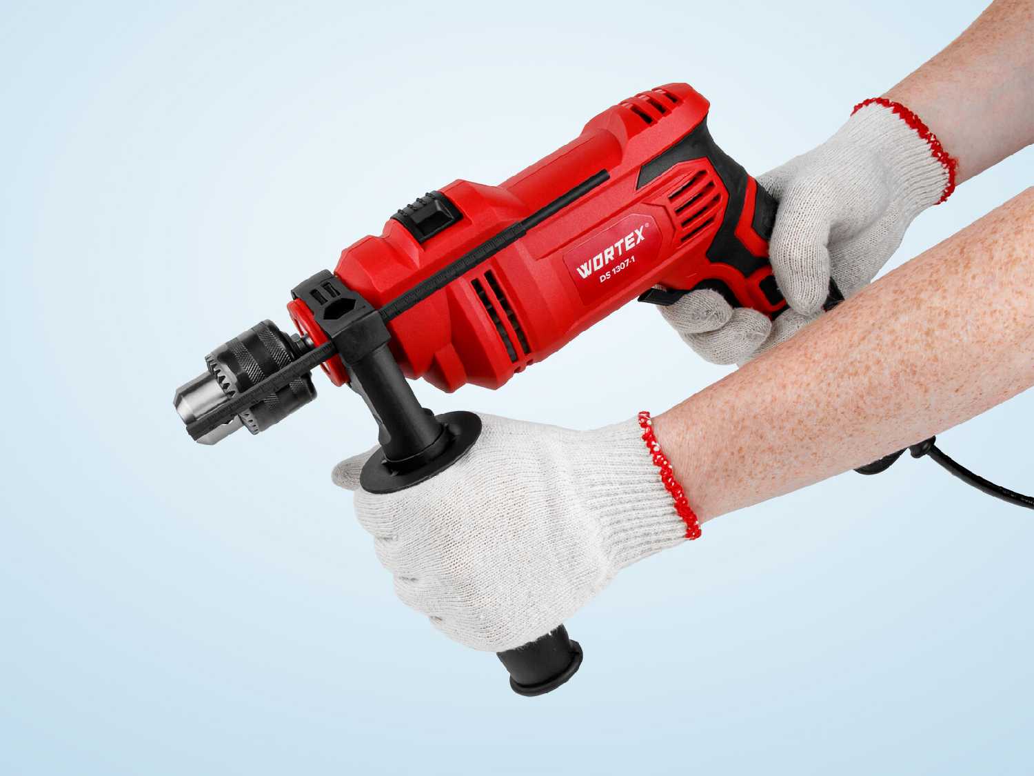 Дрель ударная WORTEX DS 1307-1 (1325477) фотография 4