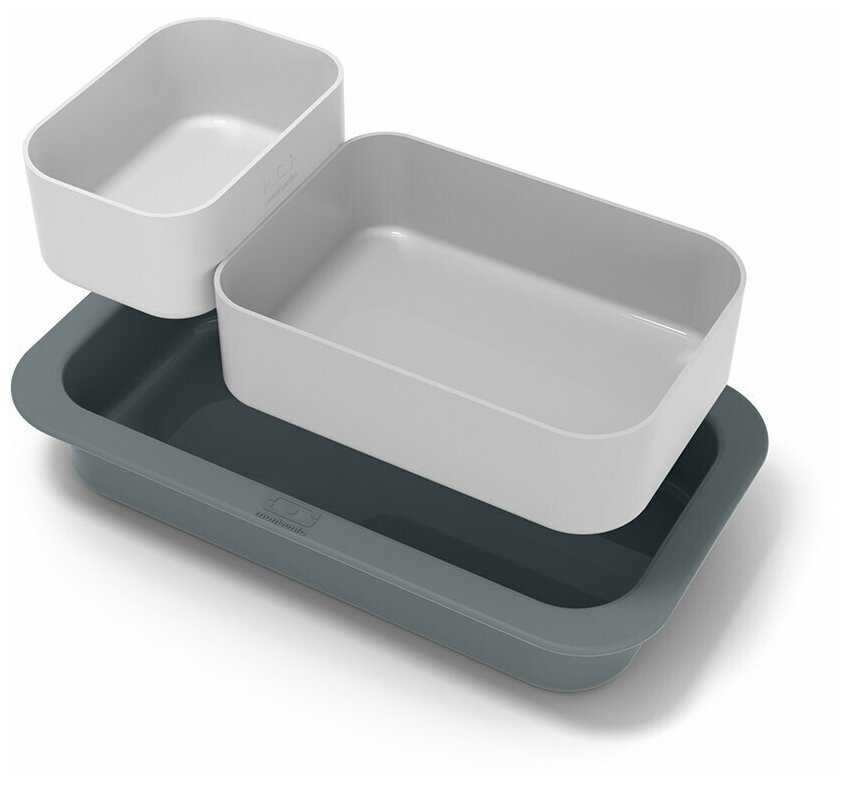 Monbento Силиконовые формы для выпечки mb silicase для ланч-боксов серые 26230030 фотография 1