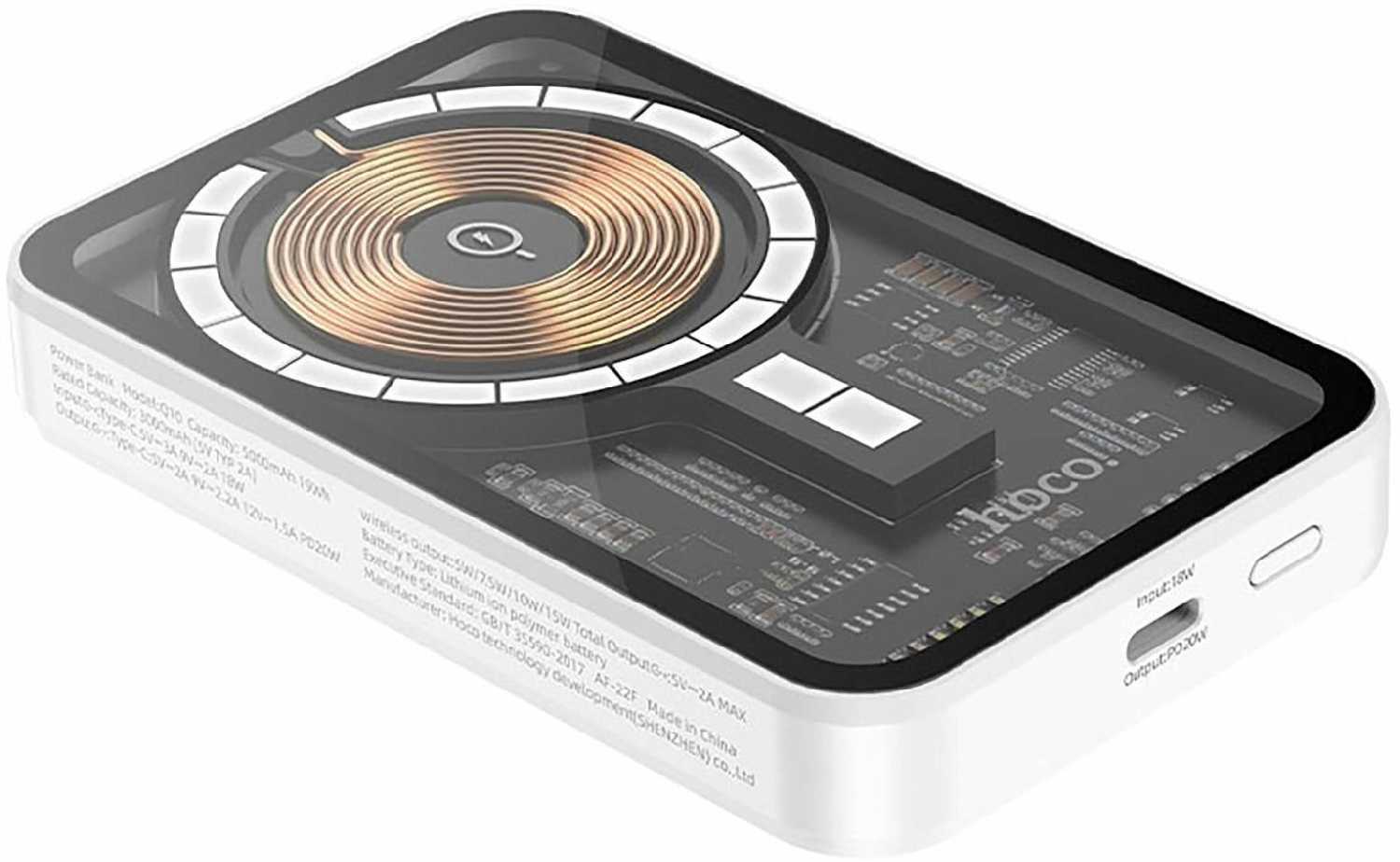 Магнитный аккумулятор HOCO Q10 PD20W (5000mAh) фотография 10