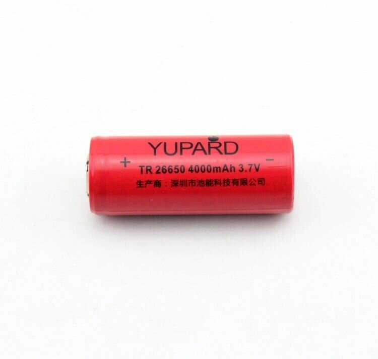 Аккумулятор Yupard 26650 (6800 мА·ч) фотография 1