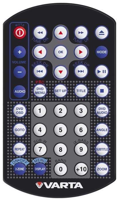 Автомагнитола VARTA V-DV800BT фотография 1