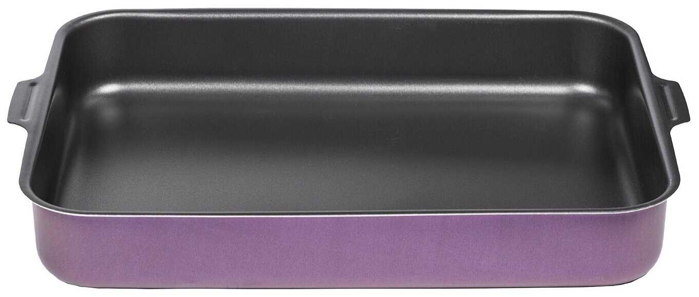 Противень Violet 23*30 см, без крышки, 2 ручки фотография 2
