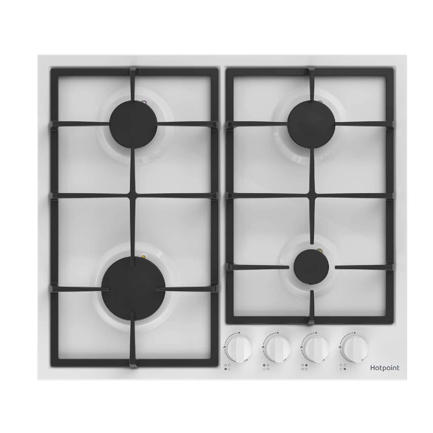 Встраиваемая газовая варочная панель Hotpoint HGMT 642 (WH) фотография 3