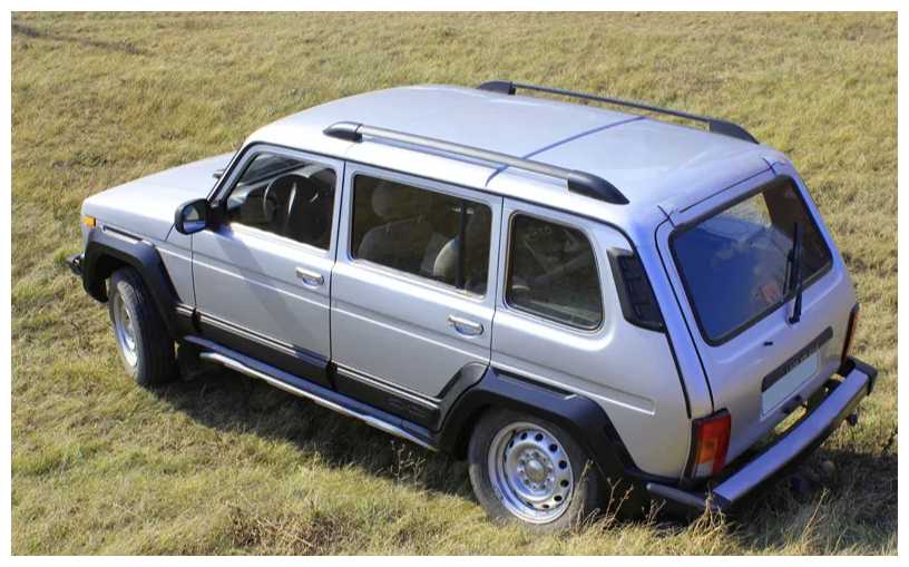 Рейлинги для автомобиля LADA 4х4 5 дв. (1993- ), (Niva Legend (2020- )) - черные фотография 5