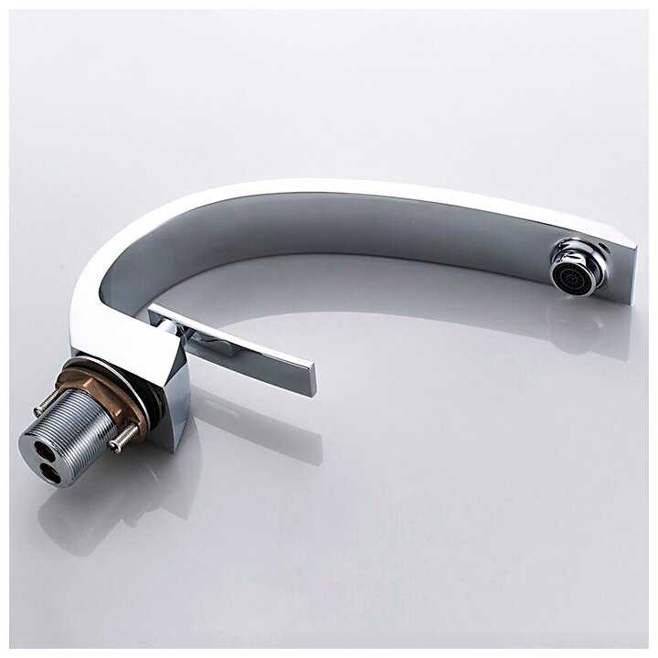 Смеситель для раковины (умывальника) Ledeme L1055-24, рычажный фотография 2