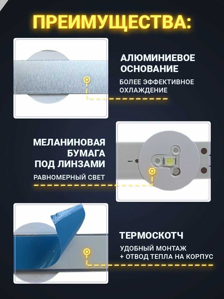 Подсветка для ТВ LG Подсветка для ТВ (6916L-1437A, 6916L-1438A) фотография 1