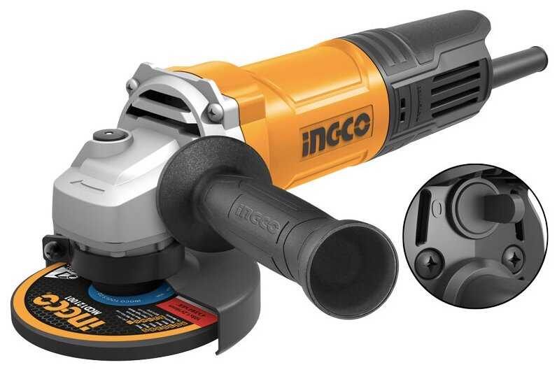Машина угло-шлифовальная AG90028 125мм 900Вт INGCO INDUSTRIAL фотография 6