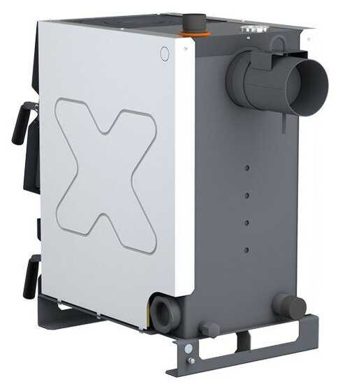Твердотопливный котел ZOTA Master-X 32П аотв с чугунной плитой фотография 3