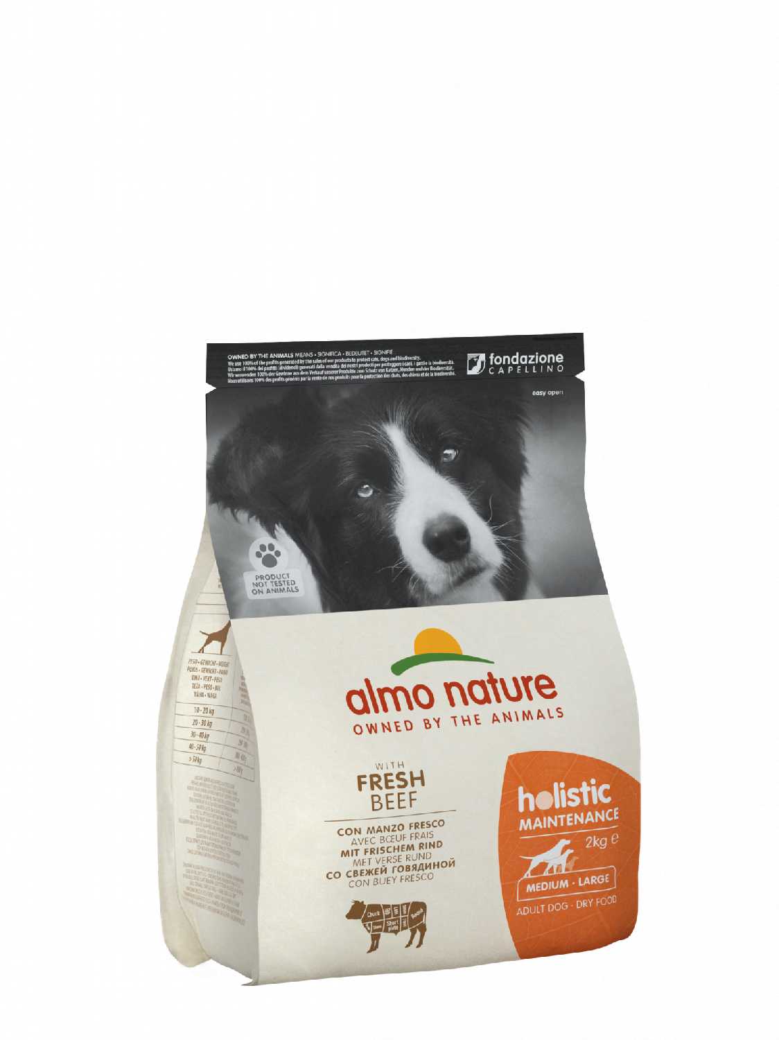 Корм для взрослых собак Almo Nature Holistic, говядина с рисом фотография 4