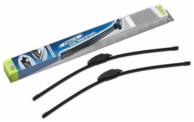 Щетка стеклоочистителя бескаркасная Valeo Silencio Flat Blade Set VM443, 2 шт. фотография 2