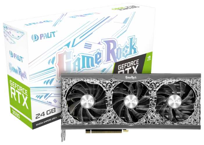 Видеокарта Palit GeForce RTX 3090 GameRock 24GB (NED3090T19SB-1021G) фотография 8