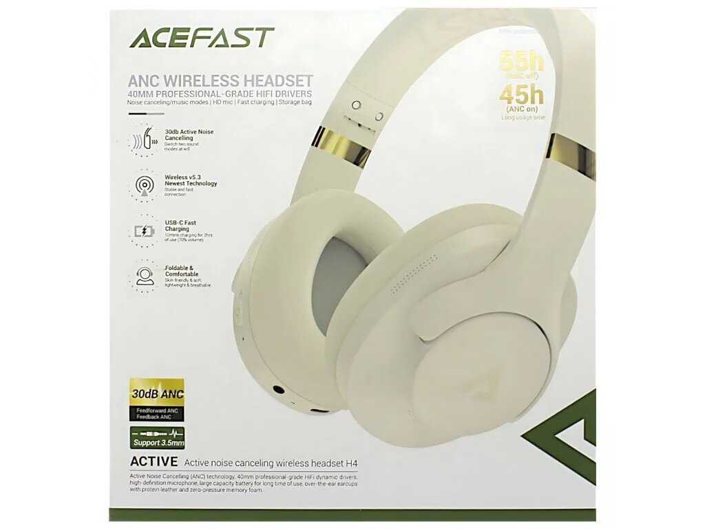 Беспроводные наушники ACEFAST H4 фотография 3