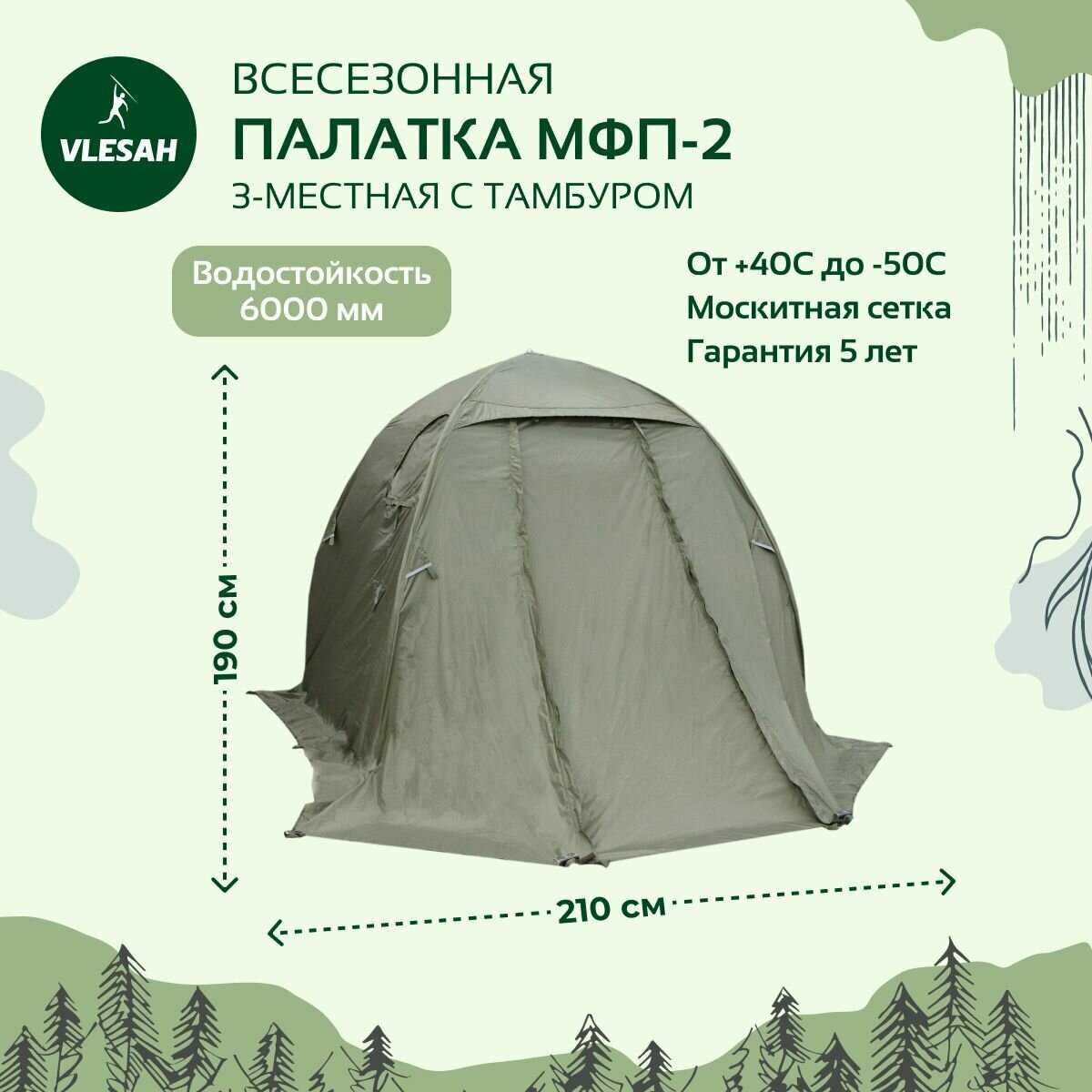 Туристическая палатка Stovetent (МФП-2)